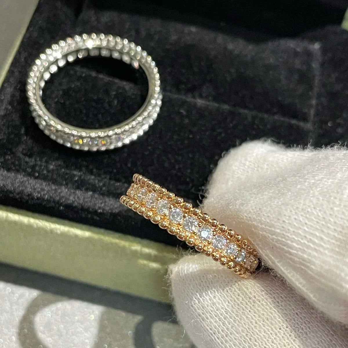 ¡®Lume Jewelry¡¯PERLEE DIAMOND ROSE GOLD RING