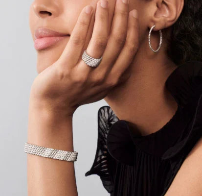 [Lume Jewelry]Five-row diamond bracelet