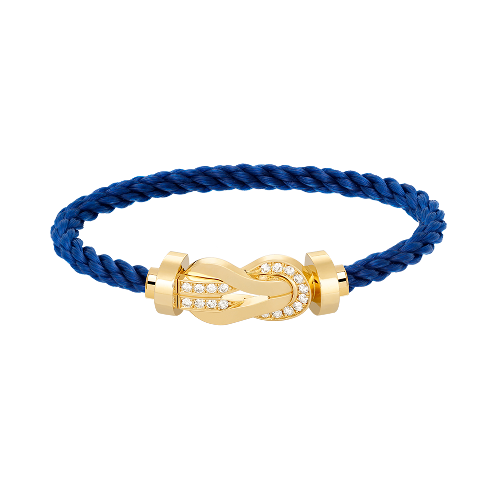 ¡®Lume Jewelry¡¯CHANCE LARGE 8 FIGURE BUCKLE HALF DIAMOND BRACELET GOLD