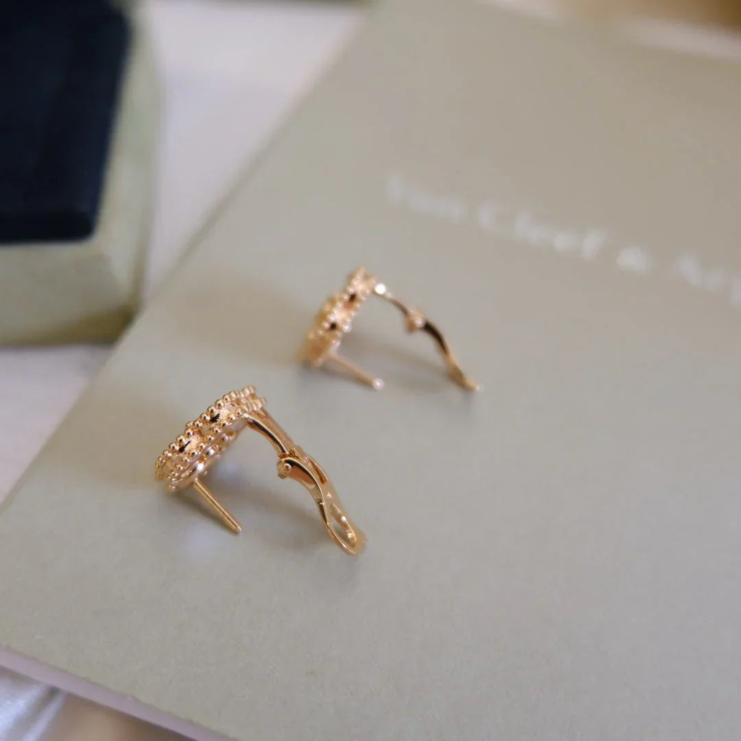 [Lume Jewelry]LUCKY WHITE MOP EARRINGS