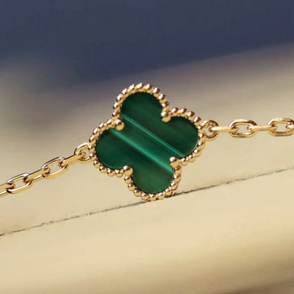 ¡®Lume Jewelry¡¯CLOVER 20 MOTIFS MALACHITE GOLD