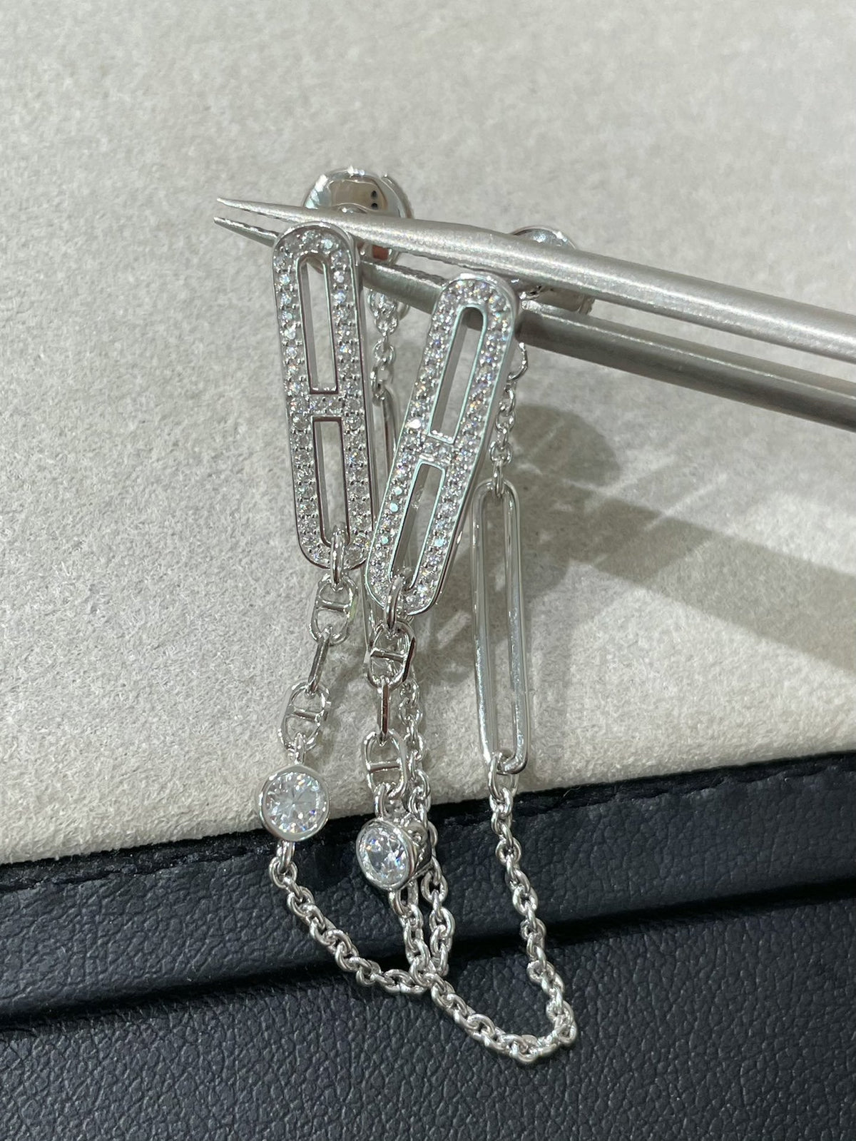 ¡®Lume Jewelry¡¯CHAINE CHAOS DIAMOND DROP EARRINGS
