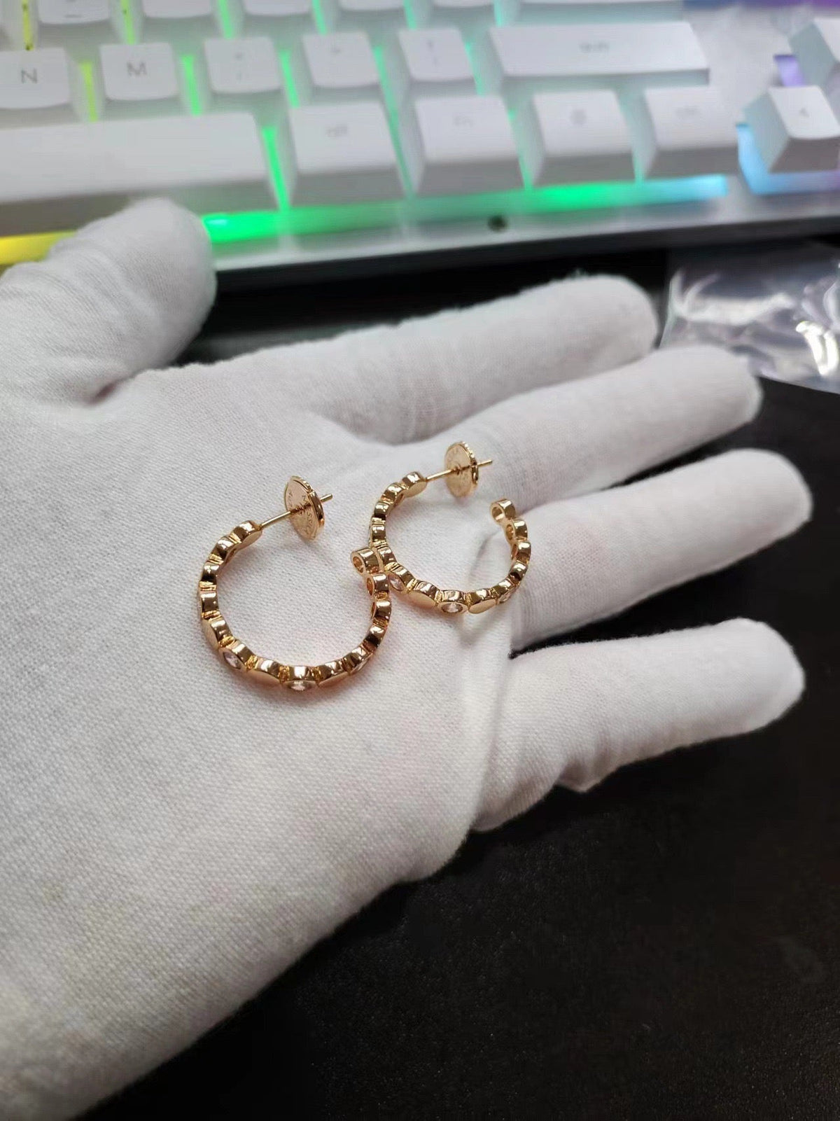 [Lume Jewelry]Bubble Hoop Earrings