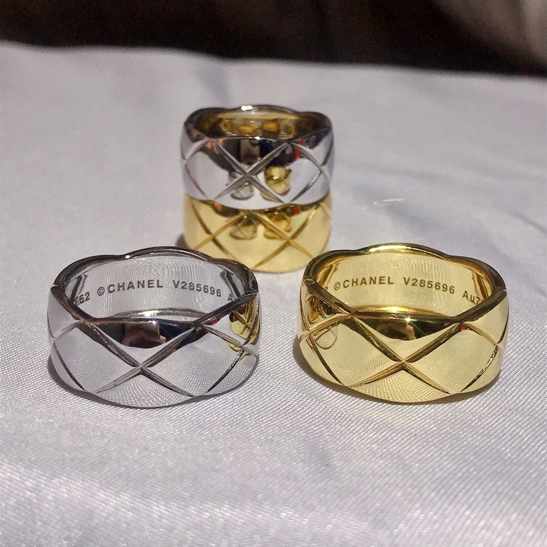 ¡®Lume Jewelry¡¯Quilted pattern ring, diamond‑free