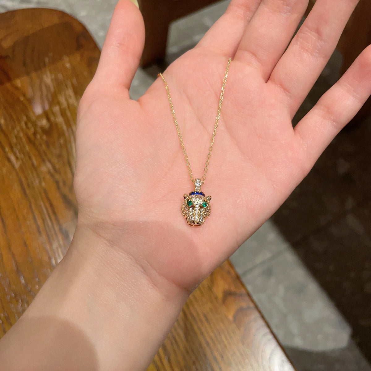 ¡®Lume Jewelry¡¯Panthère de Cartier Pavé‑Diamond Necklace