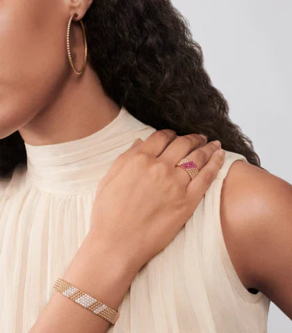 [Lume Jewelry]Five-row diamond bracelet