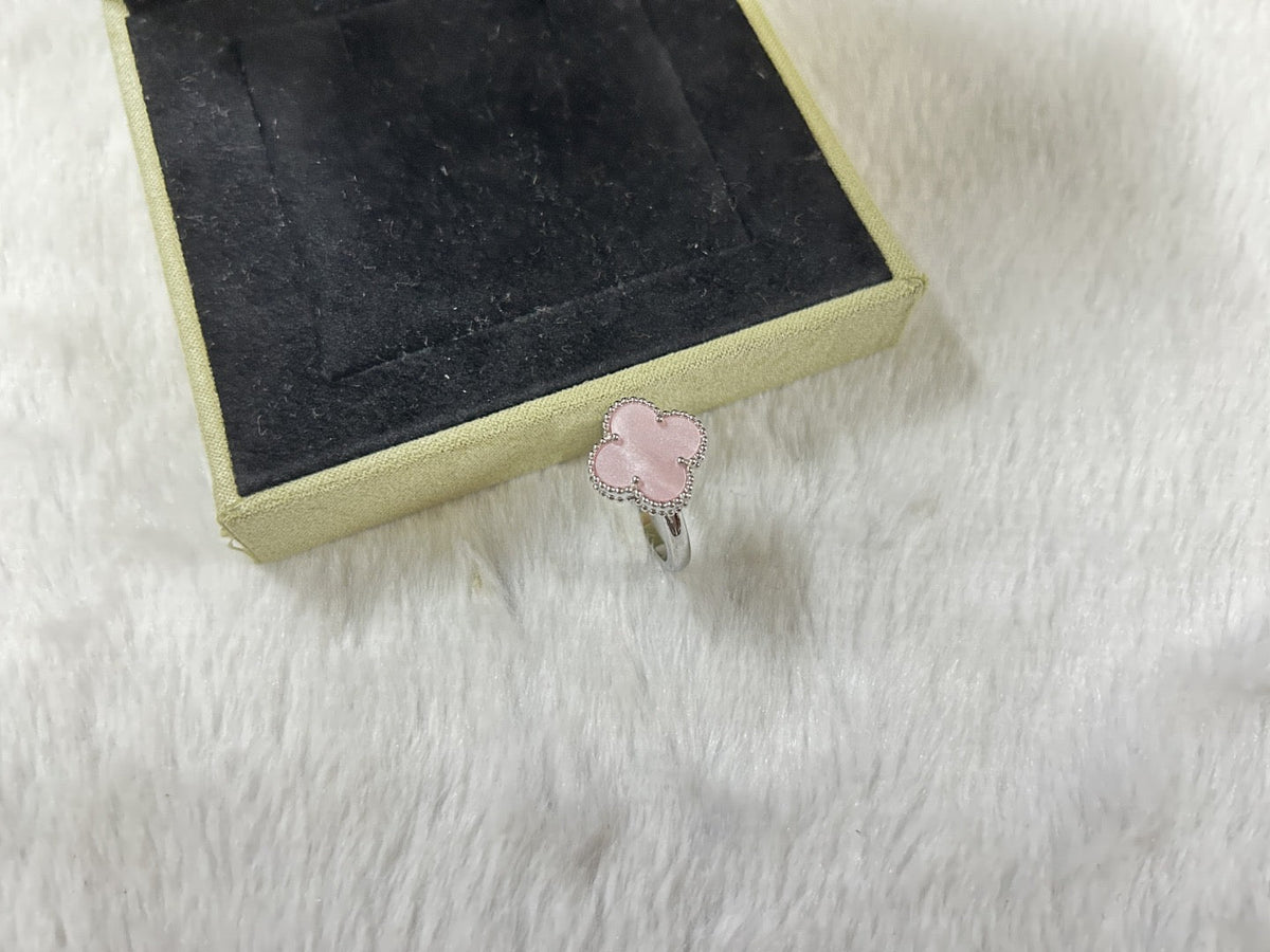[Lume Jewelry]Pink Clover Ring