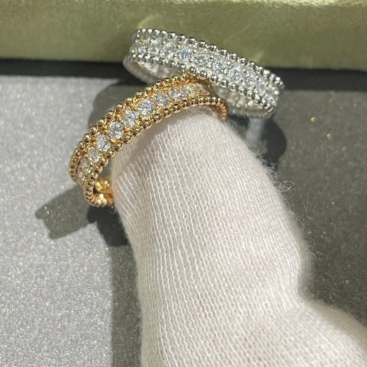 ¡®Lume Jewelry¡¯PERLEE DIAMOND SILVER RING