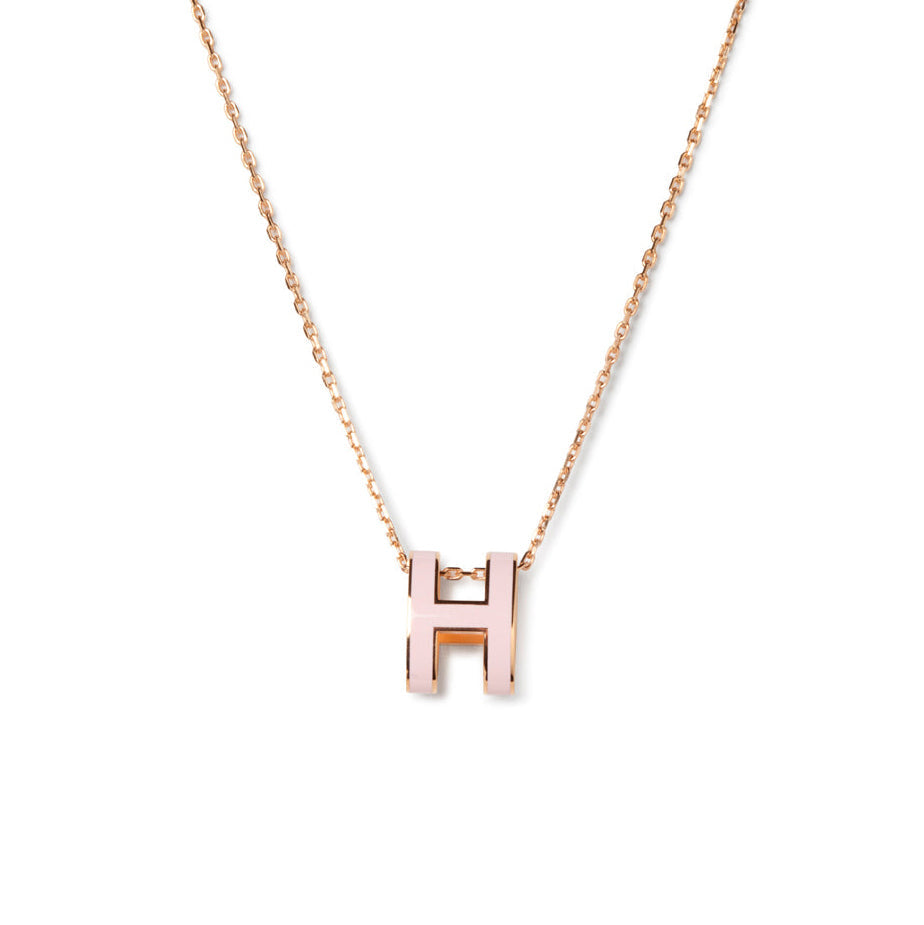 ¡®Lume Jewelry¡¯POP H PEDANT PINK GOLD