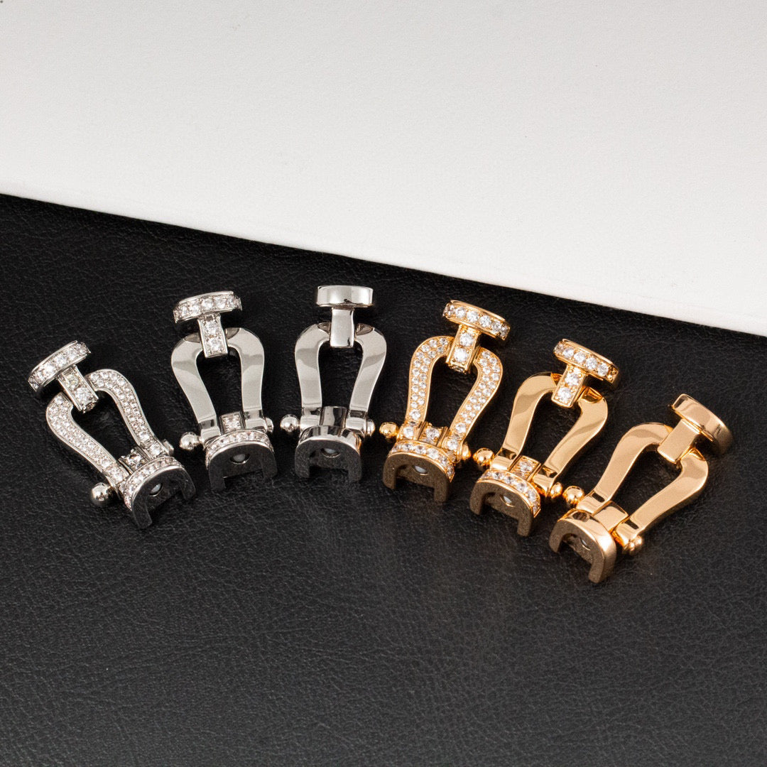 ¡®Lume Jewelry¡¯FORCE LARGE HORSESHOE FULL DIAMOND BRACELET GOLD