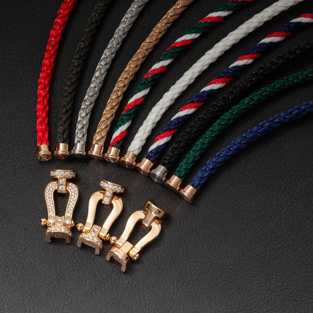 ¡®Lume Jewelry¡¯FORCE LARGE HORSESHOE NO DIAMOND BRACELET ROSE GOLD