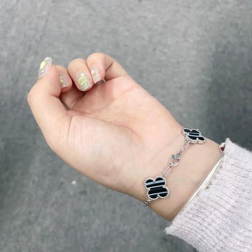 [Lume Jewelry]New  CLOVER 5 MOTIF PULSAR STONE BRACELET COLLECTION