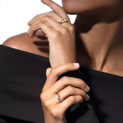 [Lume Jewelry] MoveGold Diamond Ring