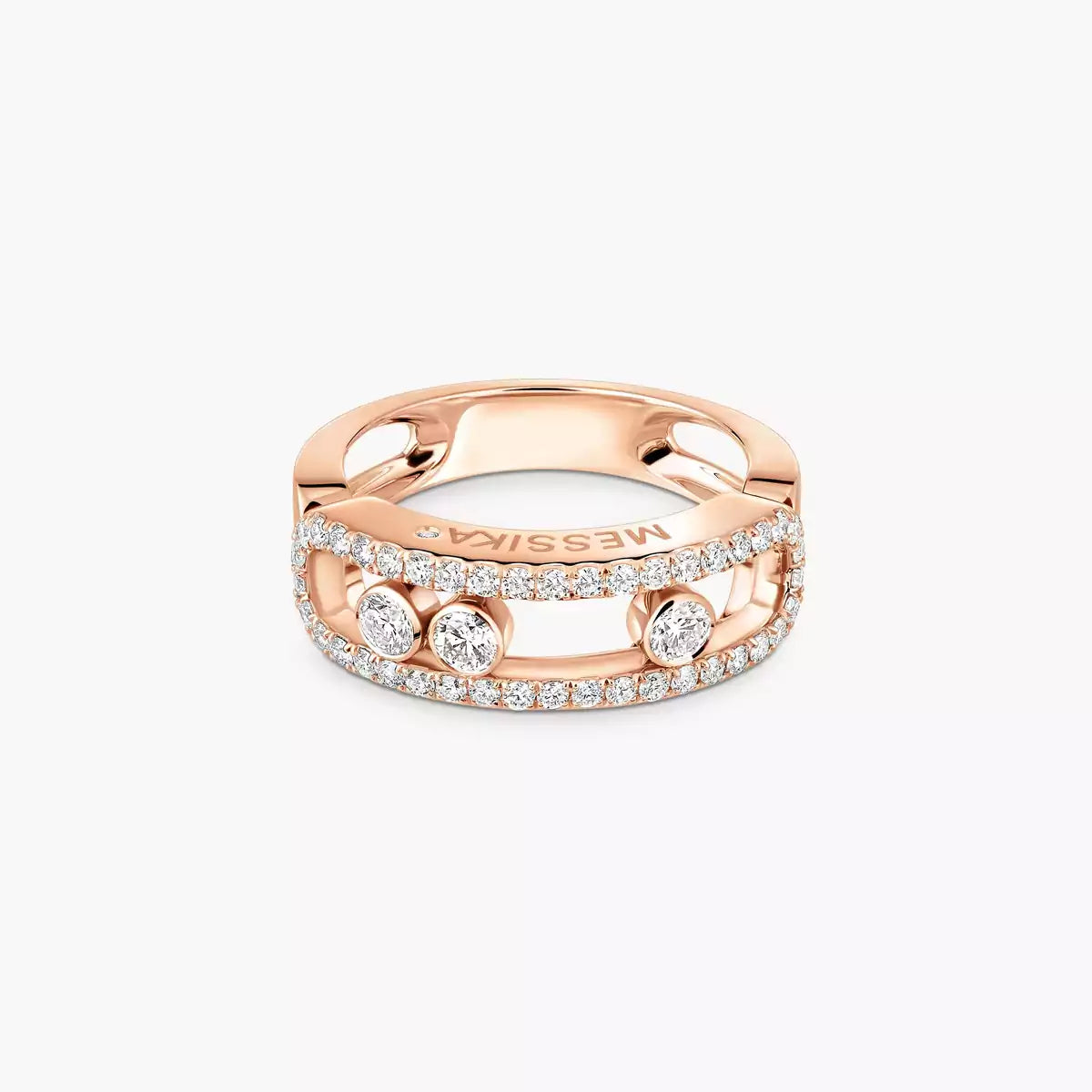 [Lume Jewelry] Move Gold Diamond Pave_ Ring