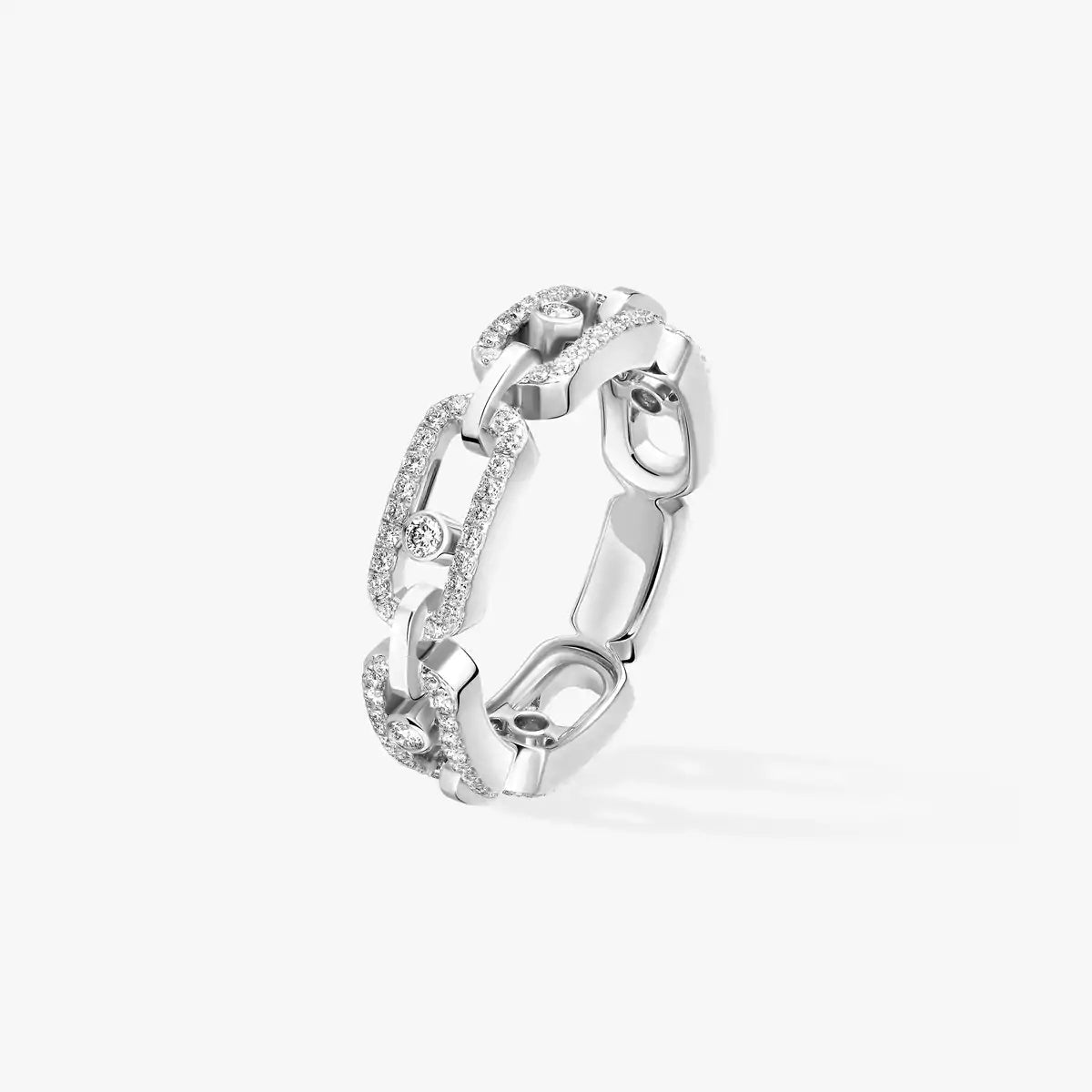[Lume Jewelry]Move Link Pave_-Set Diamond Ring