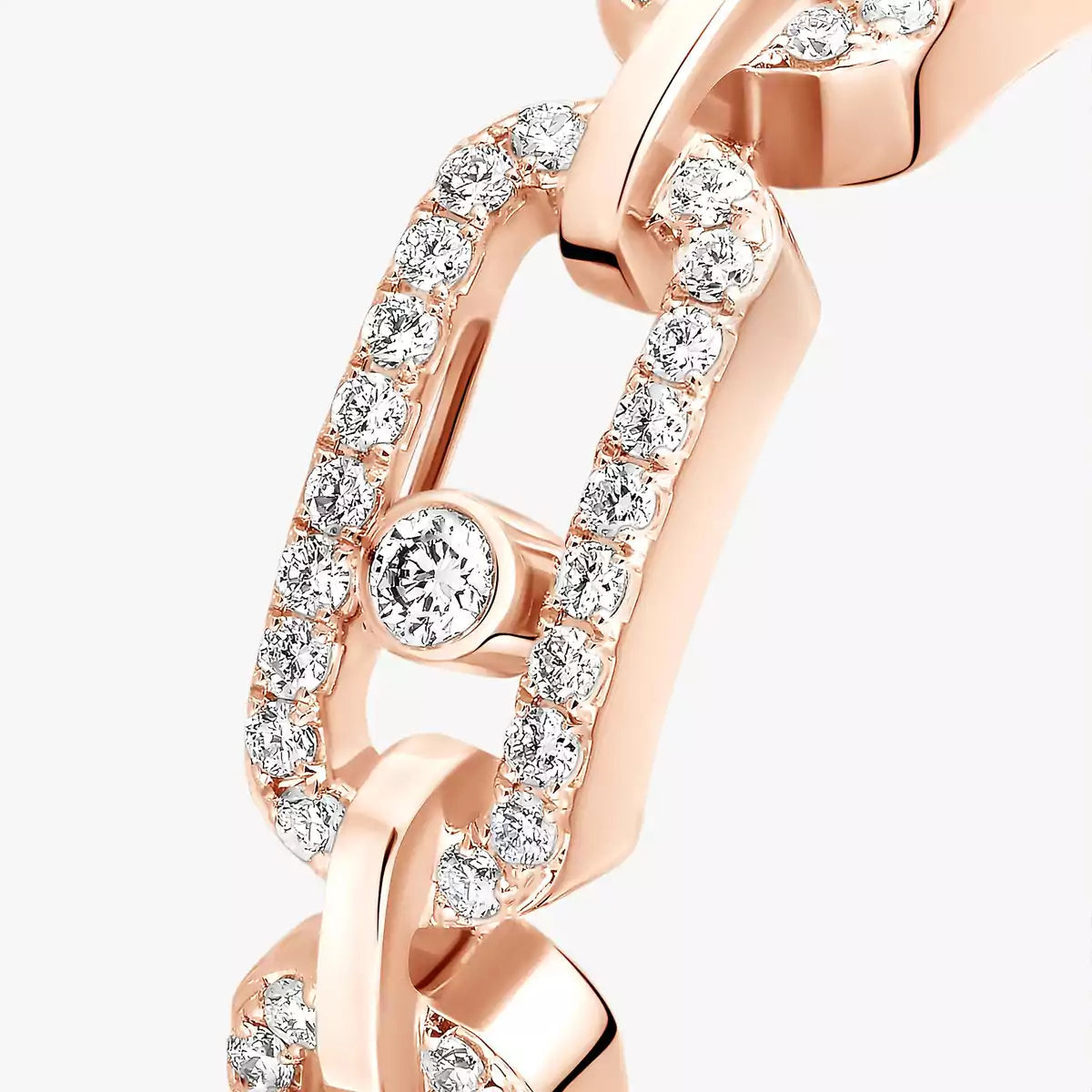 [Lume Jewelry]Move Link Pave_-Set Diamond Ring