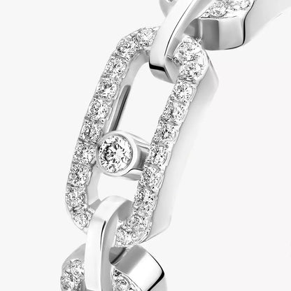 [Lume Jewelry]Move Link Pave_-Set Diamond Ring