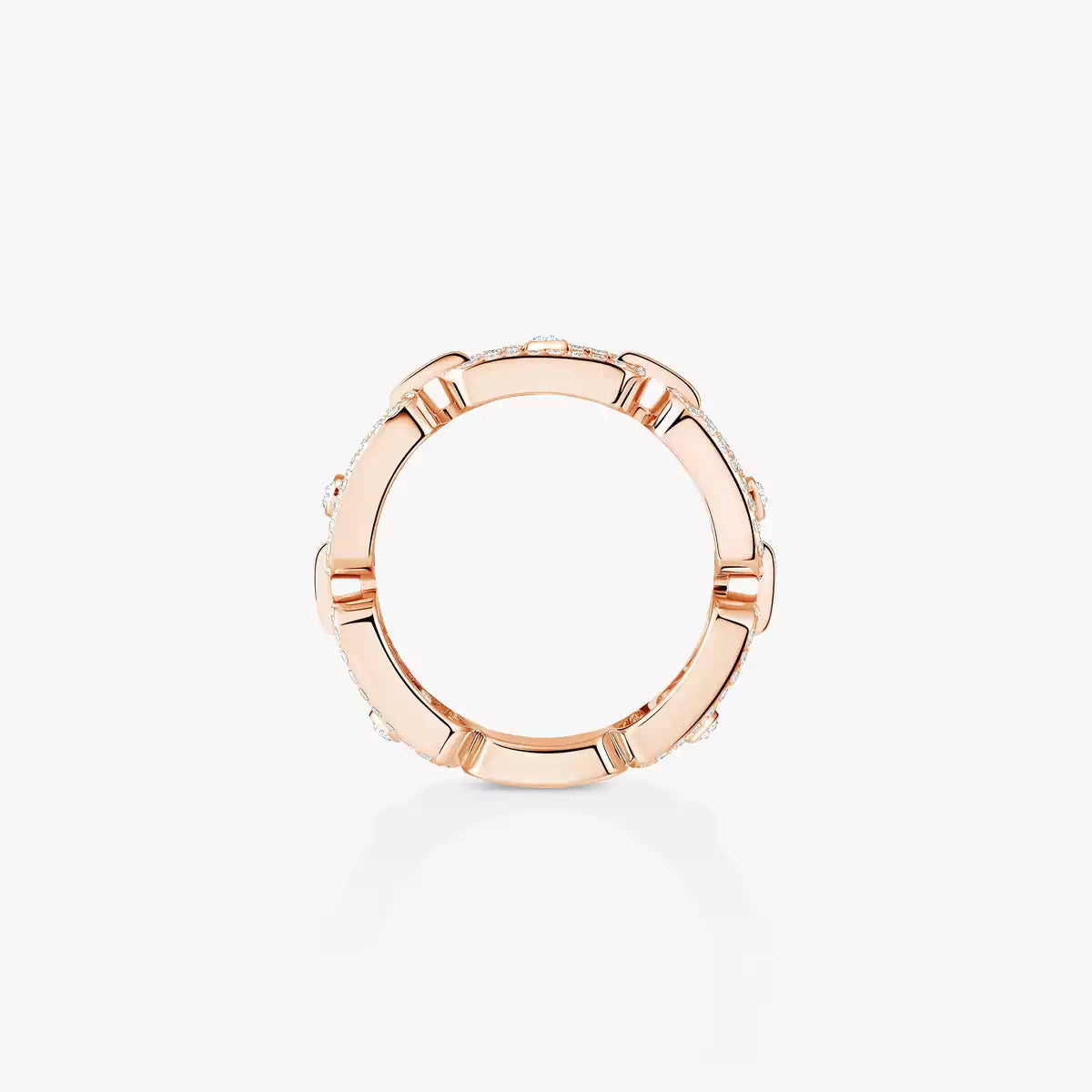 [Lume Jewelry]Move Link Pave_-Set Diamond Ring