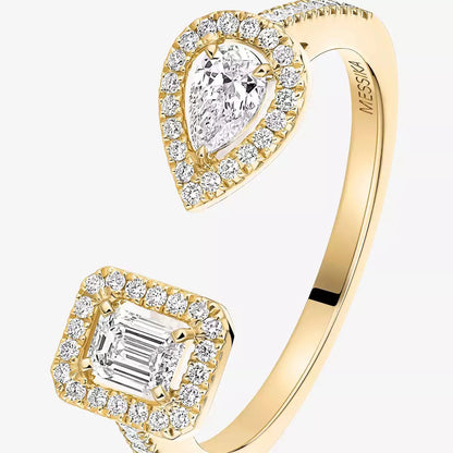 [Lume Jewelry]My Twin Toi Gold Diamond Ring