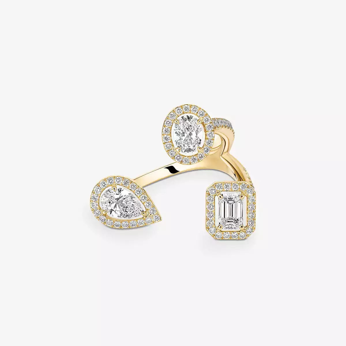 [Lume Jewelry] Diamond Ring 0,25ct My Twin Trilogy