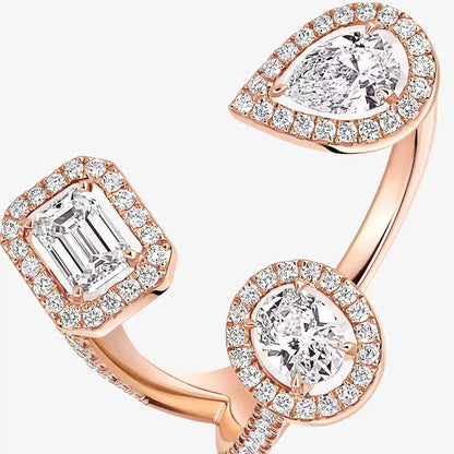 [Lume Jewelry] Diamond Ring 0,25ct My Twin Trilogy