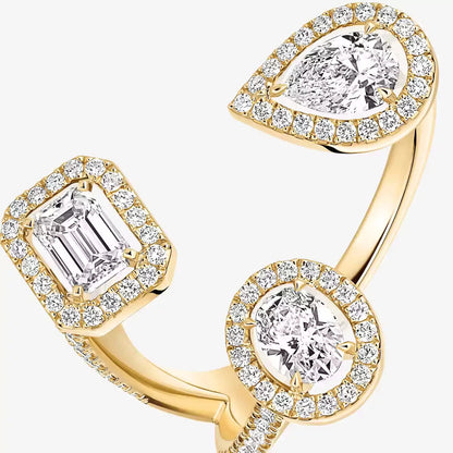 [Lume Jewelry] Diamond Ring 0,25ct My Twin Trilogy