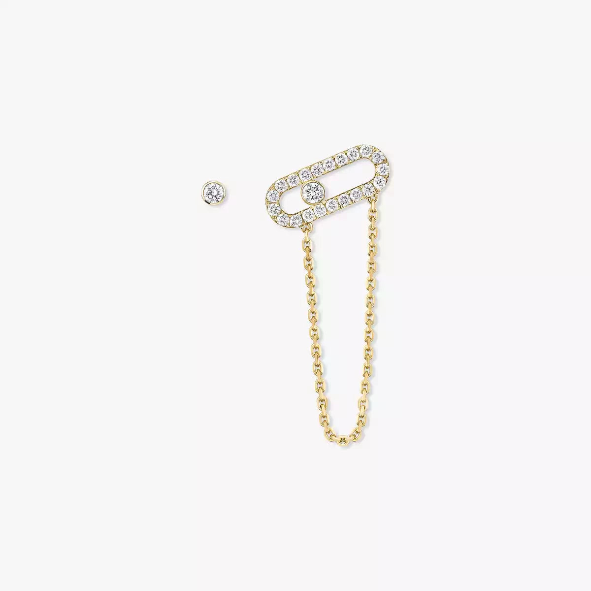 [Lume jewelry]Move Uno Diamond Earrings