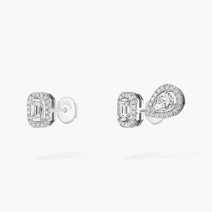 [Lume Jewelry]Diamond Earrings 0,10ct My Twin 1+2
