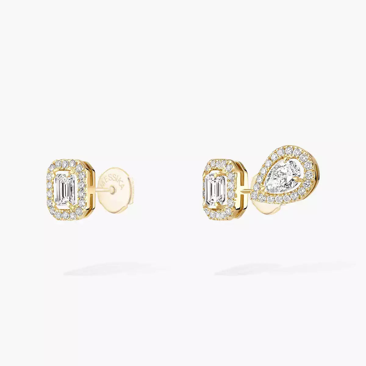 [Lume Jewelry]Diamond Earrings 0,10ct My Twin 1+2