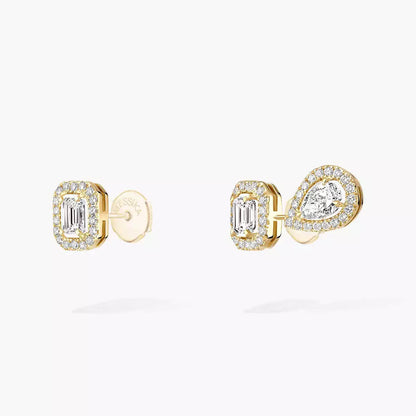 [Lume Jewelry]Diamond Earrings 0,10ct My Twin 1+2