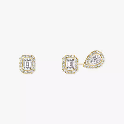 [Lume Jewelry]Diamond Earrings 0,10ct My Twin 1+2