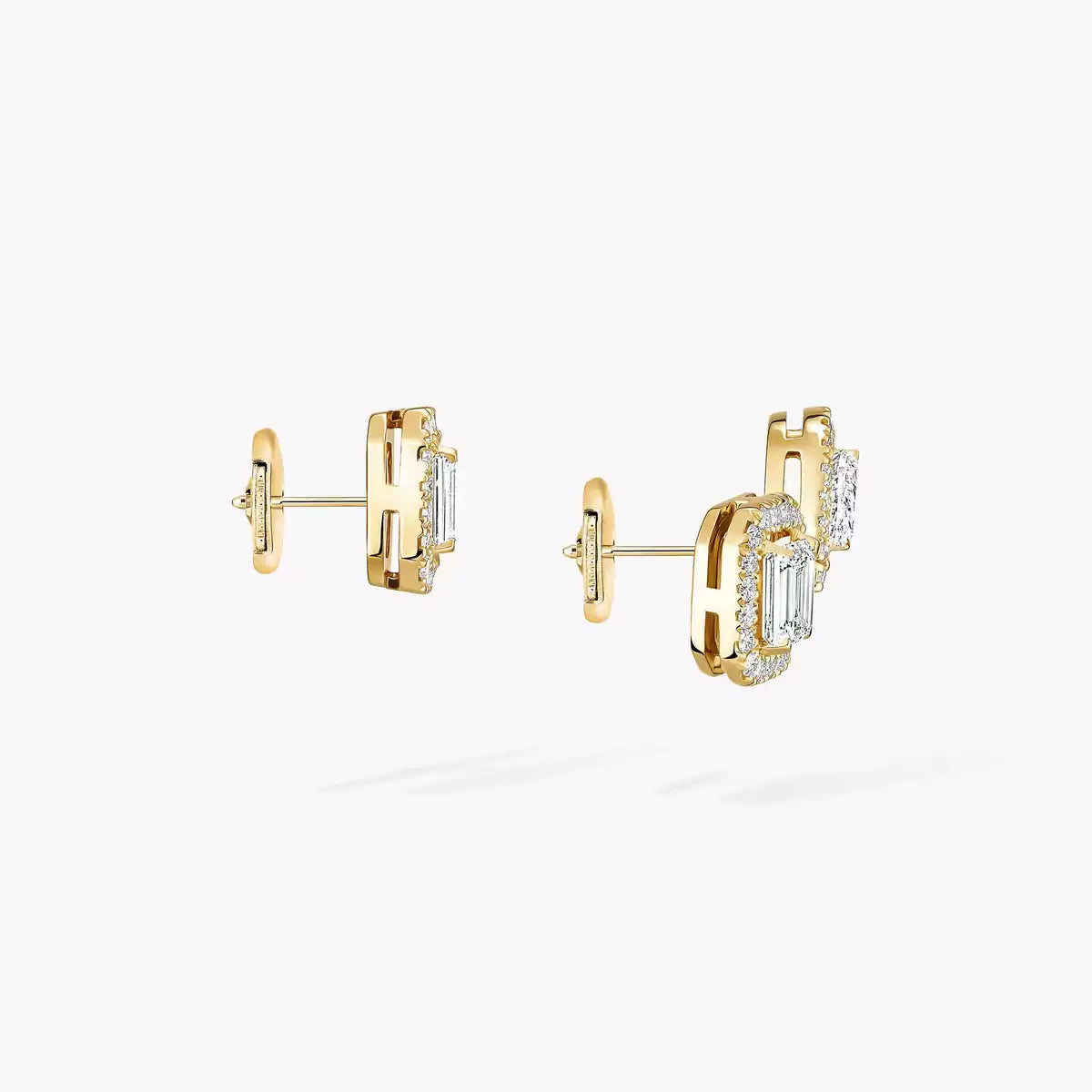 [Lume Jewelry]Diamond Earrings 0,10ct My Twin 1+2