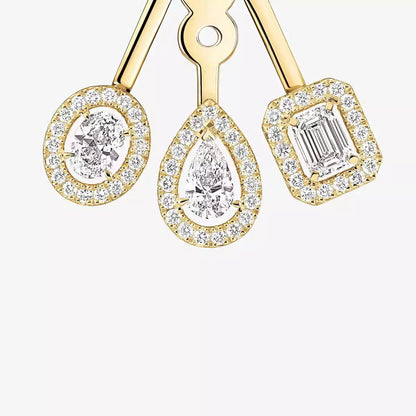[Lume Jewelry] My Twin Trio  Diamond Earrings