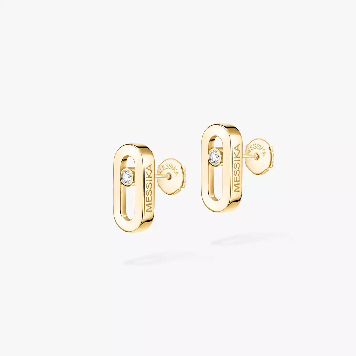 [Lume Jewelry]Move Uno Diamond Stud Earrings