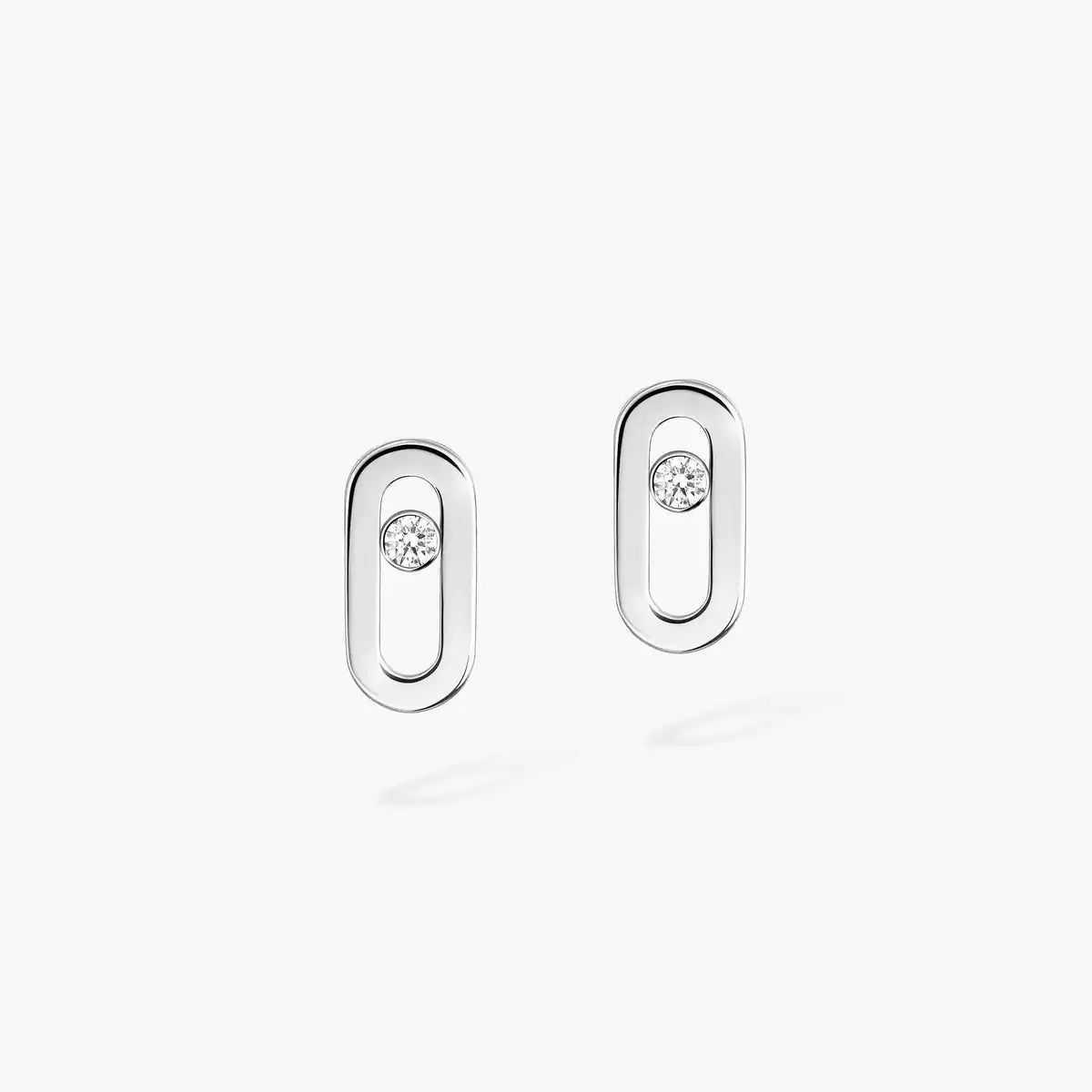 [Lume Jewelry]Move Uno Diamond Stud Earrings