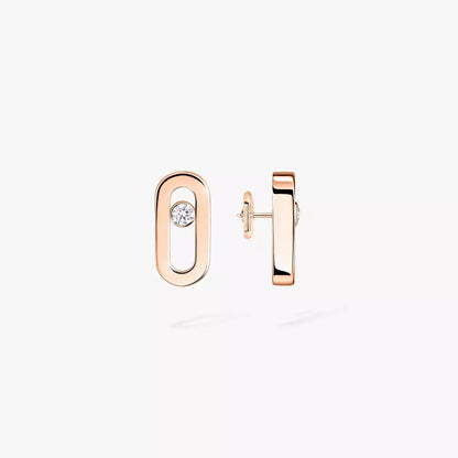 [Lume Jewelry]Move Uno Diamond Stud Earrings