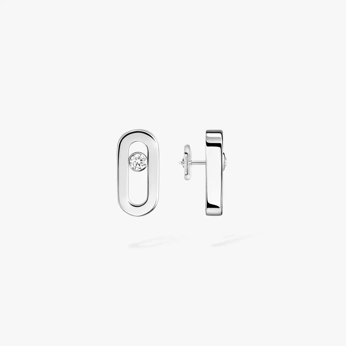 [Lume Jewelry]Move Uno Diamond Stud Earrings