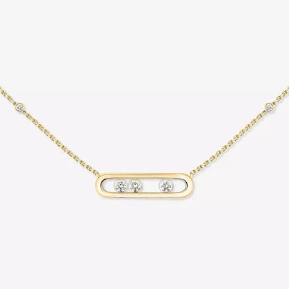 [Lume Jewelry] Baby Move Gold Diamond Necklace