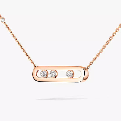 [Lume Jewelry] Baby Move Gold Diamond Necklace