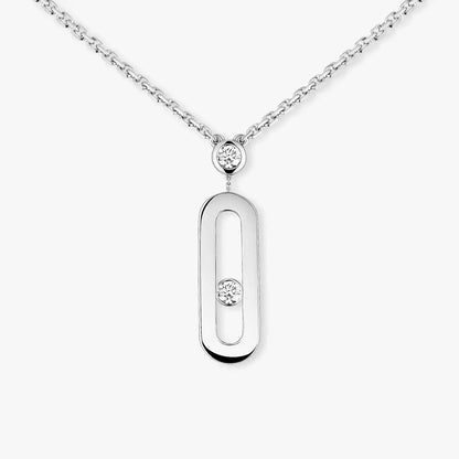 [Lume Jewelry] Move Uno Gold Diamond Long Necklace
