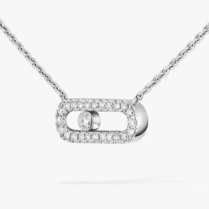 [Lume Jewelry]Diamond Necklace Move Uno