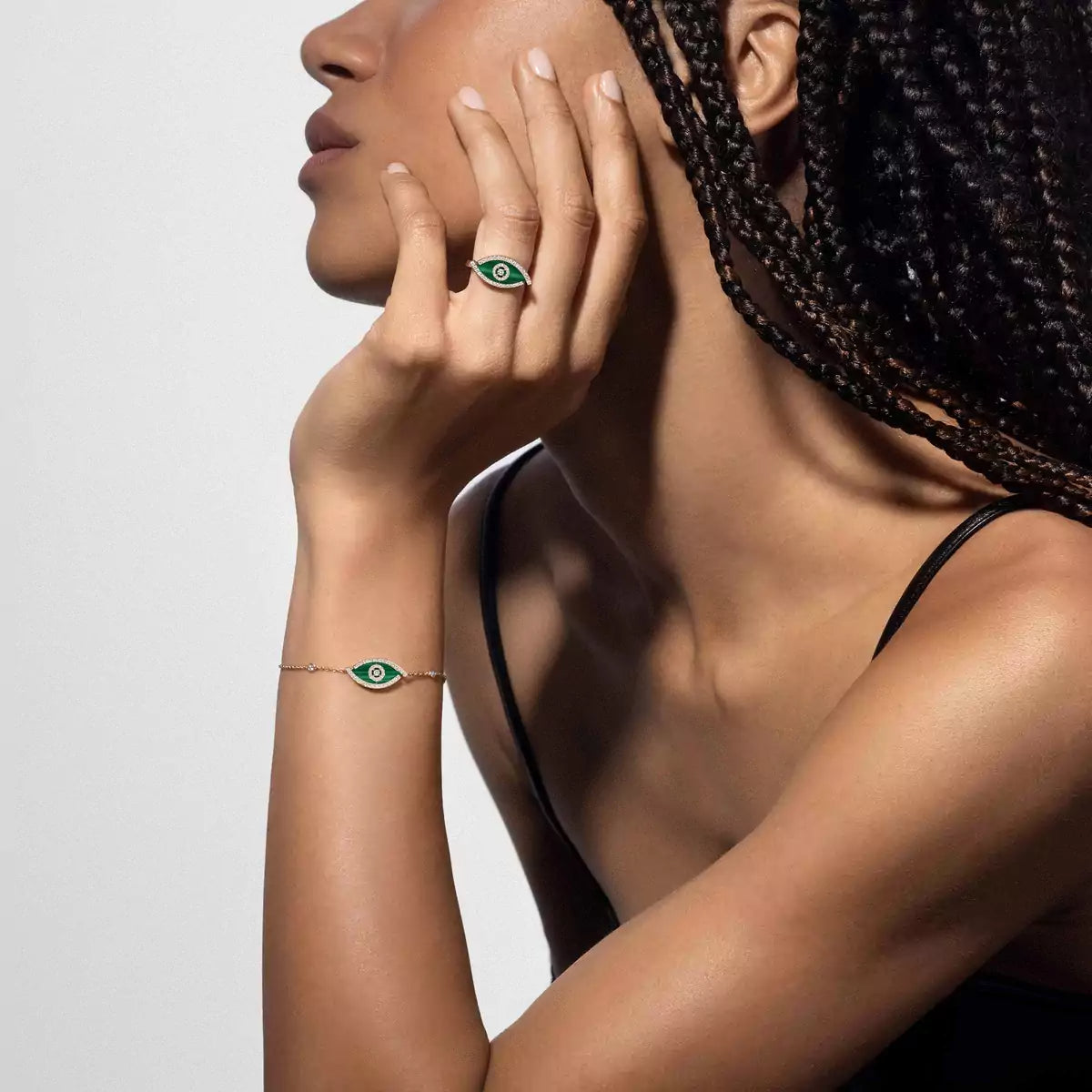 [Lume Jewelry]Lucky Eye Diamond Bracelet