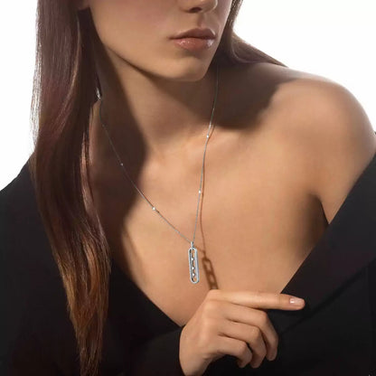 [Lume Jewelry]Diamond Necklace Move 10Th
