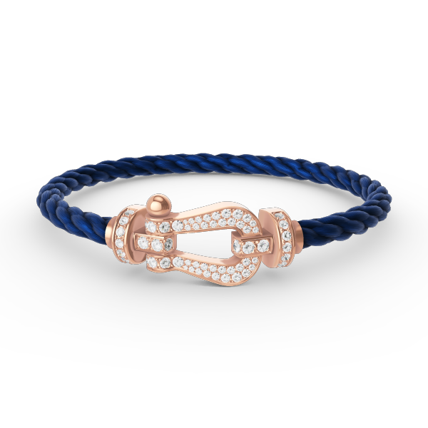 ¡®Lume Jewelry¡¯FORCE LARGE HORSESHOE FULL DIAMOND BRACELET ROSE GOLD