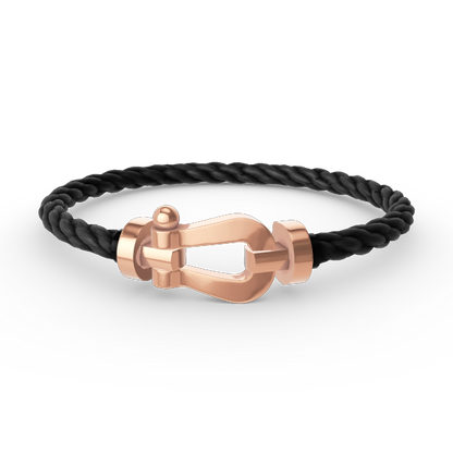 ¡®Lume Jewelry¡¯FORCE LARGE HORSESHOE NO DIAMOND BRACELET ROSE GOLD
